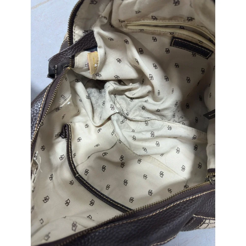 Authentic Vintage Dooney & Bourke Signature Monogram Bag